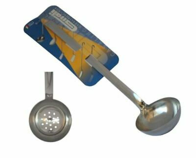 UTENSILE MESTOLO COPPINO FORATO IN ACCIAIO CM.9 FORATO DELTA GNALI