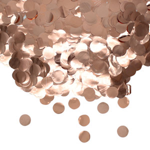 CORIANDOLI IN FOIL TONDI CM.2 METAL GR.50 ROSE' BIGPARTY