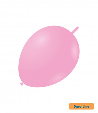 PALLONCINI DECO LINE PROFES. PASTELLO LINK 11 POLLICI CM.28 CONF.50PZ. ROSA FLAM