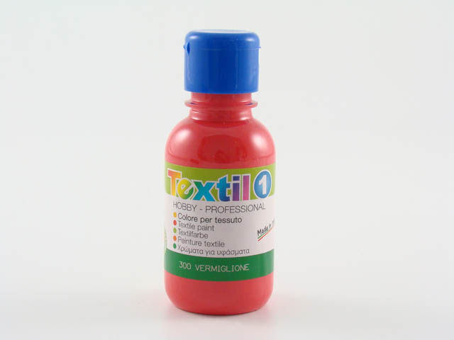 COLORE PER TESSUTO IN FLACONE 125 ML. ROSSO PRIMO