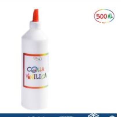 COLLA VINILICA IN FLACONE DA 500 GR. EOLD.