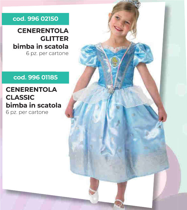 COSTUME CENERENTOLA 7/8 ANNI