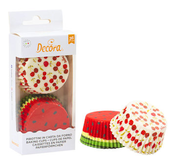 PIROTTINI SUMMER FRUITS 50x32MM CONF. 36PZ. DECORA