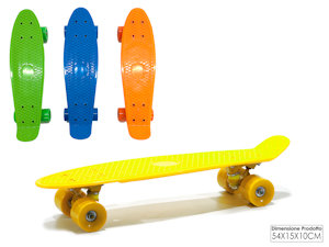 GIOCO SKATEBOARD IN PLASTICA CM.54x15xH.10 COLOR 723000 GENERAL