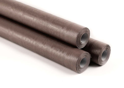 TOVAGLIA A ROTOLO GOFFRATA CM.118x7mt. MARRONE IDEAL