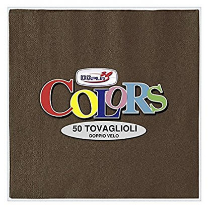 TOVAGLIOLI 2V 33x33 MARRONI CONF.50PZ. DOPLA