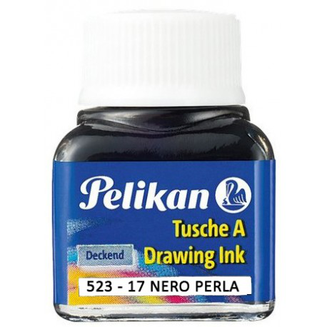 INCHIOSTRO DI CHINA IN FLACONCINO 10ML. NERO