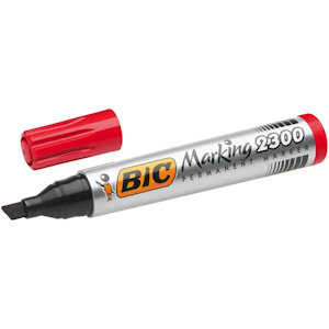 PENNARELLO BIC MARKER ROSSO P.SCALPELLO PEZZI 12