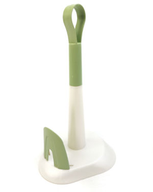 PORTAROTOLO DA TAVOLA IN PLASTICA TULIPANO DUO MADREPERLA E VERDE PALLIDO ECOPLA