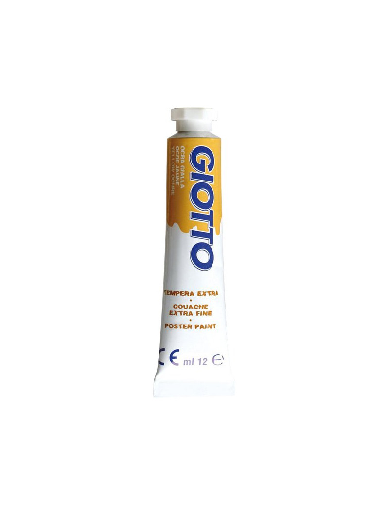 TEMPERA IN TUBETTO 12ML. 21 GIALLO OCRA GIOTTO PEZZI 6