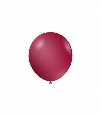 PALLONCINI 5 POLLICI METAL CM.13 CONF.100PZ. BORDO' 76