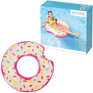 SALVAGENTE CIAMBELLONE SAGOMATO CM.107 DONUT CON MORSO INTEX 56265