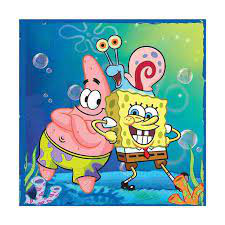 SPONGEBOB TOVAGLIOLI IN CARTA CM.33x33 CONF.20PZ.