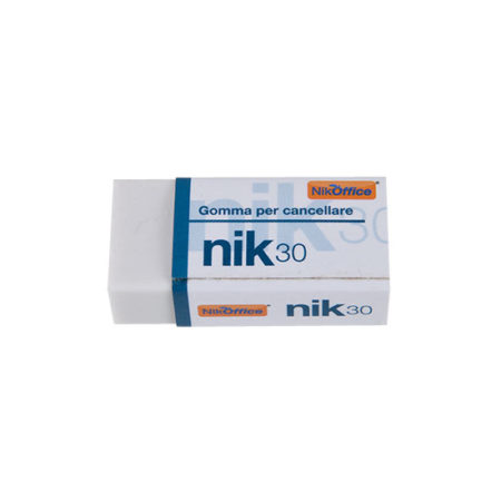 GOMMA NIKOFFICE BIANCA NIK 30 PEZZI 30