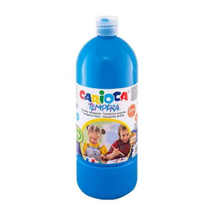 TEMPERA LIQUIDA FLACONE DA 1LT. BLU PRIMARIO CARIOCA