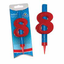 CANDELA PIROTECNICA NUMERALE "8"