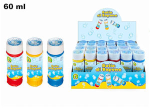 BOLLE DI SAPONE 60 ML GENERICHE MAZ. PEZZI 24