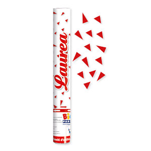 LAUREA TUBO SPARA CORIANDOLI CM.40 BIGPARTY