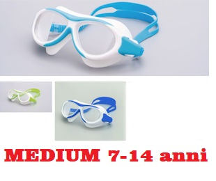 OCCHIALINI MARE 7-14 ANNI IN SILICONE FOCUS IN CUSTODIA 77307
