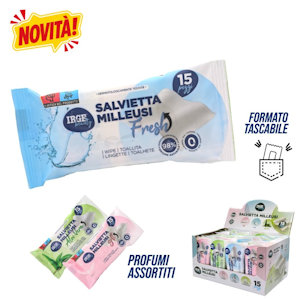 MONOUSO SALVIETTINE MILLEUSI CONF.15PZ. PROFUMATE FARMALINE