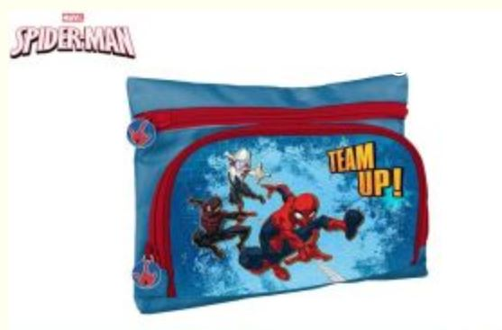 BUSTINA PORTATUTTO 2 ZIP SPIDERMAN EOLD.
