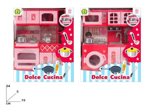 CUCINA LA MIA PICCOLCA DOLCE CUCINA COMPONIBILE CM.24x19 SCATOLATA MAZ