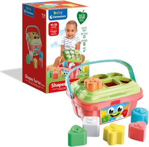 PRIME ATTIVITA' SECCHIELLO FORME E COLORI SHAPE SORTER 9-36 MESI 17106 CLEMENTON