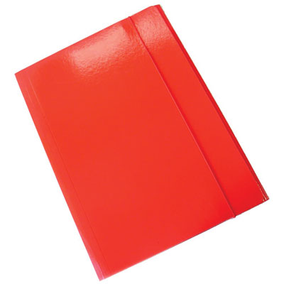 CARTELLA IN CARTONCINO CON ELASTICO TONDO A4 ROSSA NIKOFFICE PEZZI 10