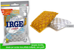 SPUGNA INOX DORETTA SET. 2PZ.