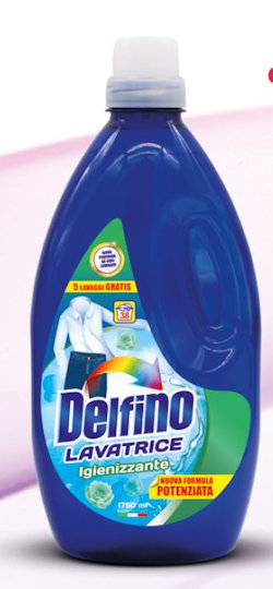 LAVATRICE LIQUIDO LAVAGGI 38 DELFINO IGIENIZZANTE 1,750 LT.