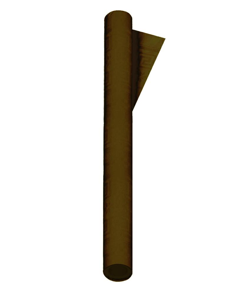 TOVAGLIA A ROTOLO DAMASCATA IMPERMEABILE CM.118x7mt. MARRONE CACAO SWEEPING