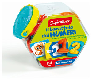 SAPIENTINO IL BARATTOLO DEI NUMERI 2-5 ANNI 16492 CLEMENTONI