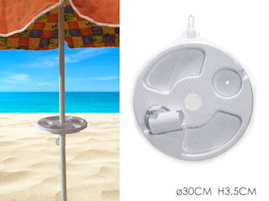 OMBRELLONE SOLO TAVOLINO IN PLASTICA PER OMBRELLONE CM.D.30 770278 GENERAL