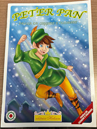 COLORA E LEGGI FAVOLA PETER PAN PREZZO DI VENDITA IMPOSTO €. 3,00
