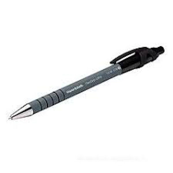 PENNA PAPERMATE FLEXGRIP ULTRA A SCATTO NERA pezzi 12