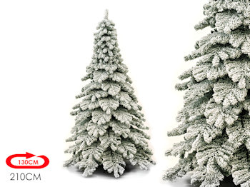 ALBERO CLASSICO INNEVATO BALCANI CM.210 RAMI 1063 449011 GENERAL