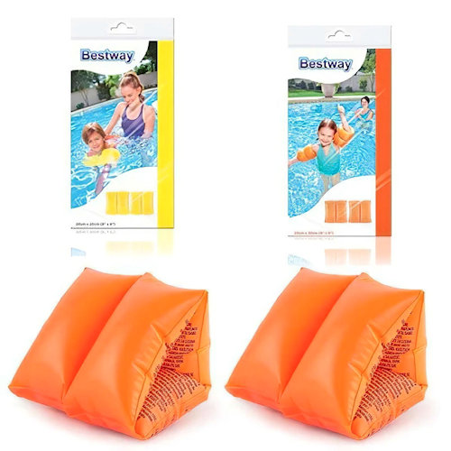 BRACCIOLI AG. CM.20x20 AVVOLGENTI COLORATI 3/6 ANNI BESTWAY 32005
