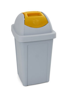 SPAZZATURA PATTUMIERA BASCULANTE 60LT. GIALLA DUPLAST