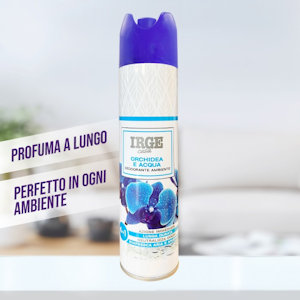DEODORANTE AMBIENTE SRAY IRGE 300ML. ORCHIDEA E ACQUA