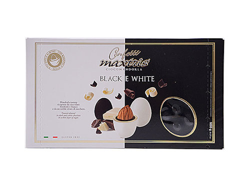 CONFETTI MAXTRIS CIOCOMANDORLA CLASSICO 1KG. SOLO NERI MANDORLA RICOPERTA