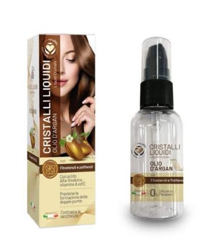 MAKE UP CRISTALLI LIQUIDI PER CAPELLI 50ML. OLIO DI ARGAN SETABLU