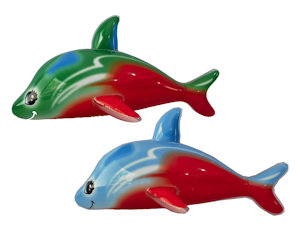SOGGETTI GONFIABILI ANIMALI PESCE DELFINO CM.70 BM014 BTX