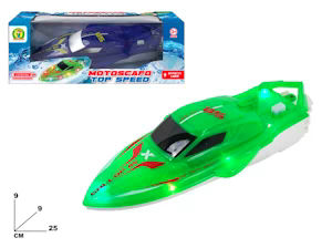 NATANTE A BATTERIA MOTOSCAFO SCATOLATO TOP SPEED MAZ.