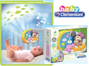 PROIETTORE BABY MINNIE MAGICHE STELLE 0+ MESI 17116 CLEMENTONI