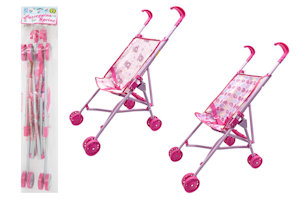 ACCESSORI NEONATO PASSEGGINO IN METALLO ROSA RICHIUDIBILE IN BUSTA SPRINT MAZ.