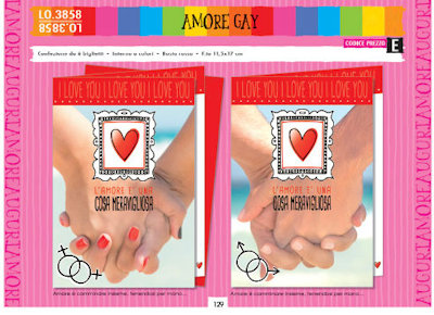BIGLIETTI LOVE AMORE GAY LO.3858 pezzi 6