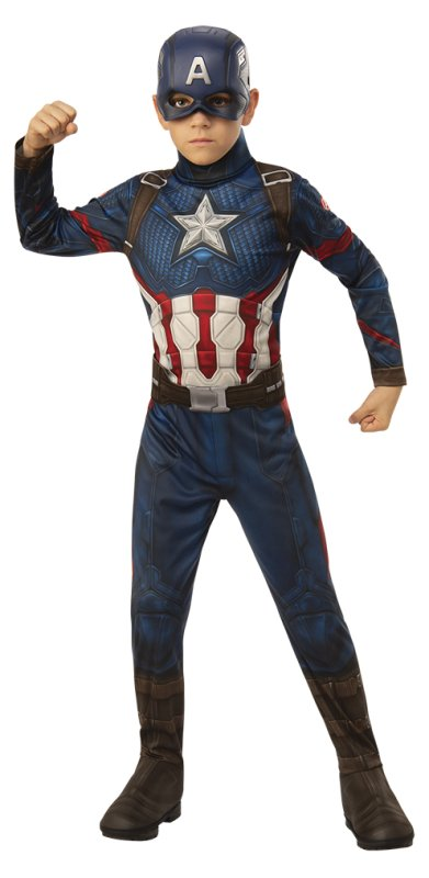 COSTUME PERSONAGGIO CAPITAN AMERICA TAGLIA S 3/4 ANNI 700647-S