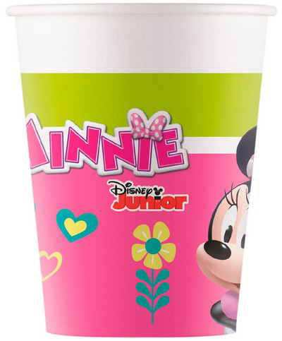 MINNIE BICCHIERI IN CARTONCINO ML.200 CONF. 8PZ. BIGIEMME