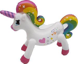SOGGETTI GONFIABILI ANIMALI CAVALLO UNICORNO CM.46x60 BM006 BTX