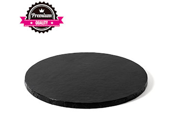 CAKEBOARD TONDO NERO D.30 x H.1,2 CM. 0931761 DECORA